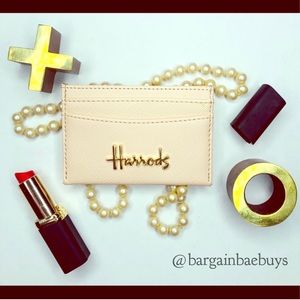 Harrods Blush Pink Card Holder